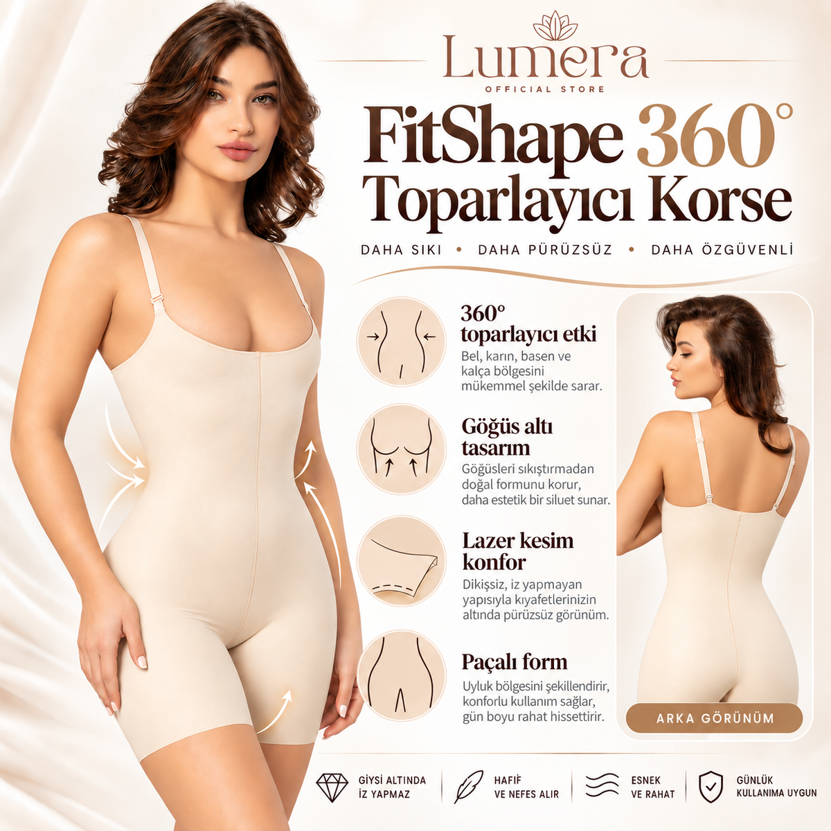 LUMERA FitShape 360° Toparlayıcı Korse