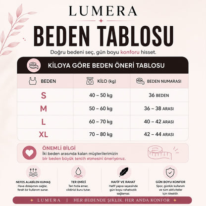 LUMERA Ter Lekesi Önleyici İç Tişört